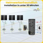 Offgridtec 300 L Solar-Warmwasserbereiter mit Heizstab – Bild 7