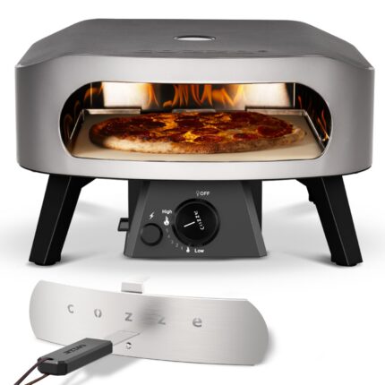 Cozze® 13" Gas-Pizzaofen – 50 mbar, Tisch-Pizzaofen inkl. Regler